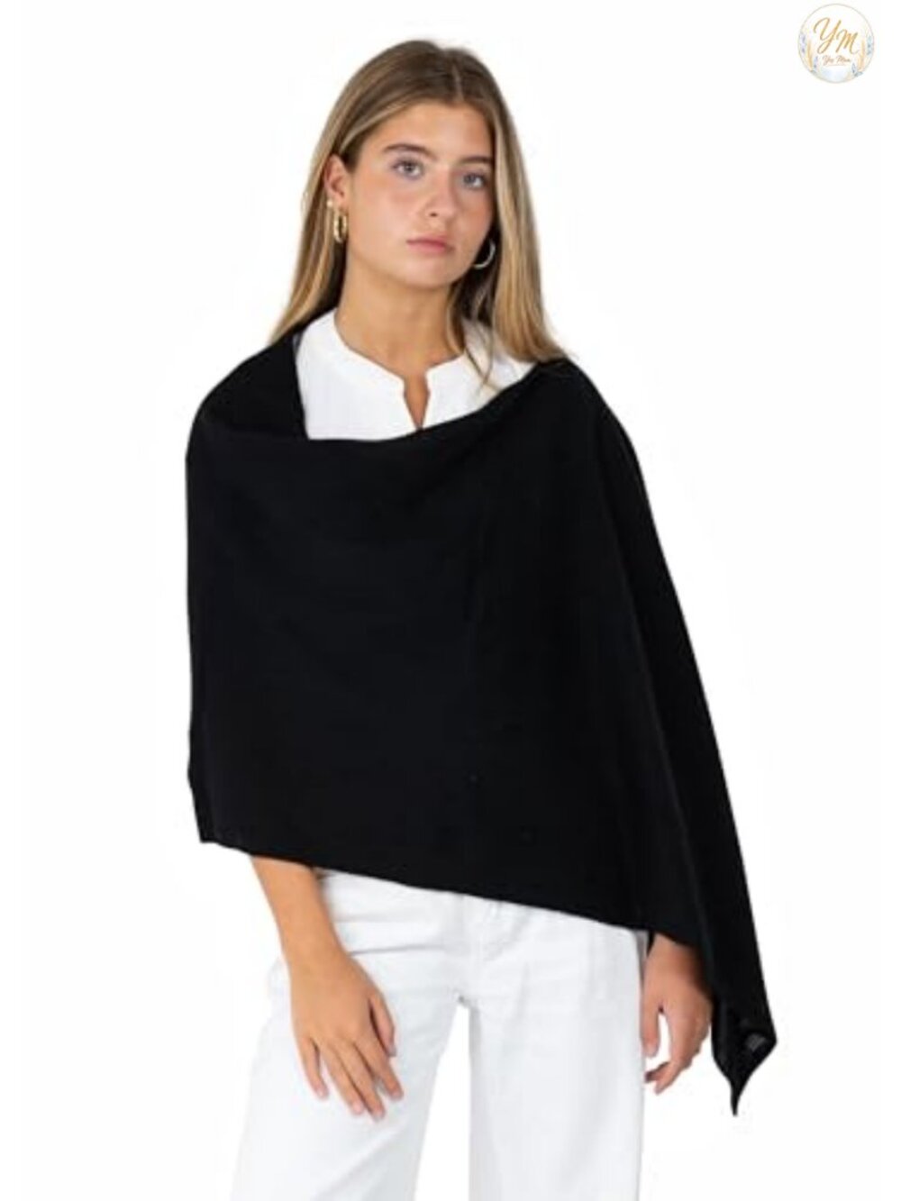 Cashmere Wool Blend Wrap Shawl Pashmina Scarf Travel 78" Large